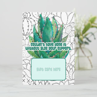 Cartes Pour Fêtes Annuelles Succulent Thank You Teacher Gift Card Holder