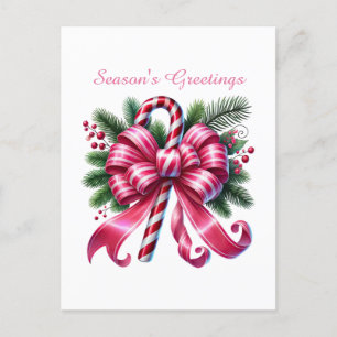 Cartes Pour Fêtes Annuelles Sucre de canne Bonnes Fêtes