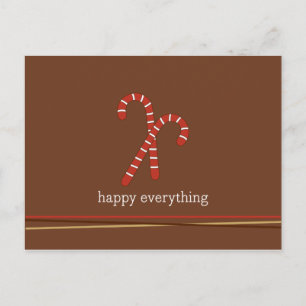 Cartes Pour Fêtes Annuelles Sucre de canne et cordes Fêtes/Noël