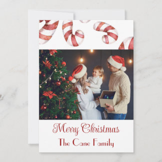 Cartes Pour Fêtes Annuelles Sucre de canne photo moderne Noël