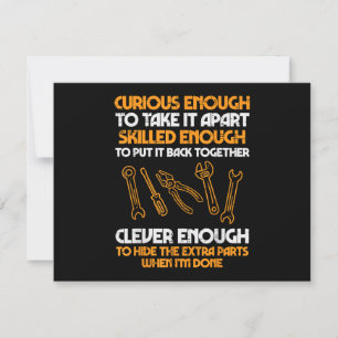 Cartes Pour Fêtes Annuelles Suffisamment Curieux Pour L'Empêcher Auto Garage M