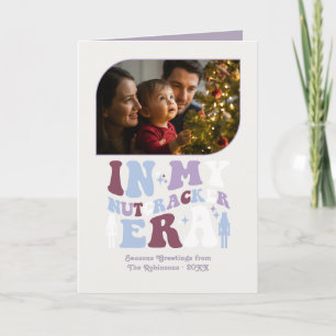 Cartes Pour Fêtes Annuelles Sugar Plum Fun Photos de Noël Rétro