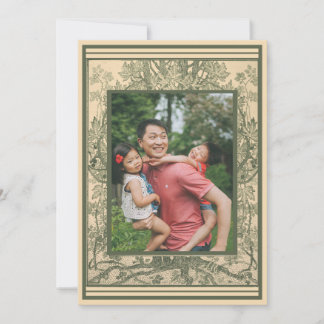 Cartes Pour Fêtes Annuelles Suite de paysages ornée de photo française avec un