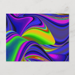 Cartes Pour Fêtes Annuelles Summerrainbow, Rainbowart 3D Abstrait