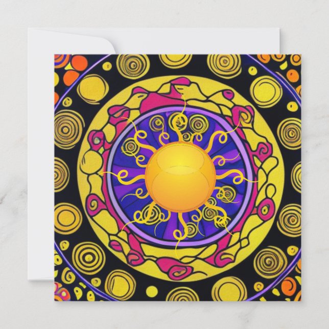 Cartes Pour Fêtes Annuelles Sunny Daze (Devant)