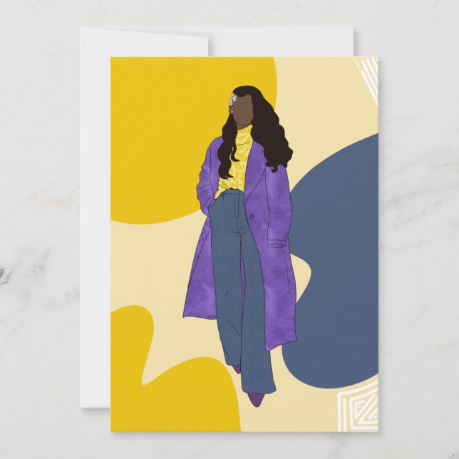 Cartes Pour Fêtes Annuelles Sunshine Glory - Unique Art Noir artisanal (Devant)