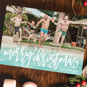 Cartes Pour Fêtes Annuelles Super Joyeux Noël Photo