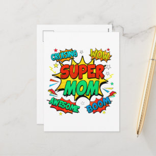 Cartes Pour Fêtes Annuelles Superhero Maman Pour Femmes