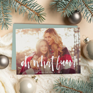 Cartes Pour Fêtes Annuelles Superposition esquissée Oh Qu'elle Photo Amusant