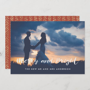 Cartes Pour Fêtes Annuelles Superposition photo simple et joyeuse