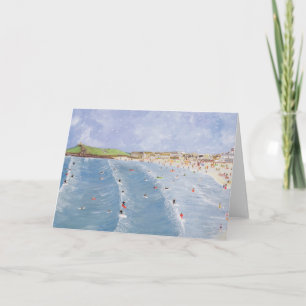 Cartes Pour Fêtes Annuelles Surf à Porthmeor