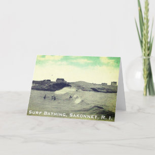 Cartes Pour Fêtes Annuelles Surf, Sakonnet - Little Compton, RI