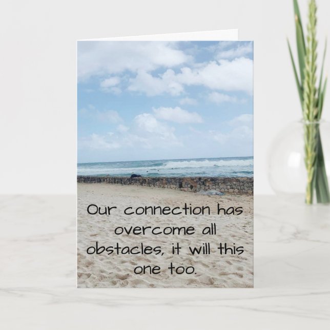 Cartes Pour Fêtes Annuelles Surmonter les obstacles (Devant)