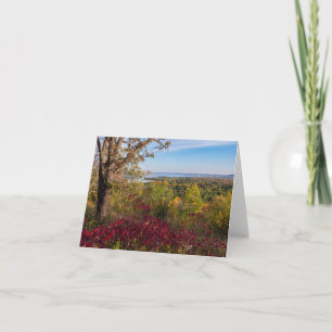 Cartes Pour Fêtes Annuelles surplombant le lac Pepin depuis le parc d'État de