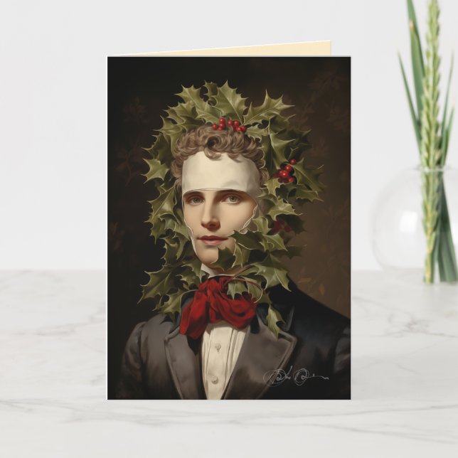 Cartes Pour Fêtes Annuelles Surpris d'être de nouveau sous la Mistletoe (Devant)