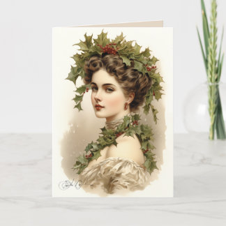 Cartes Pour Fêtes Annuelles Surpris d'être sous la Mistletoe