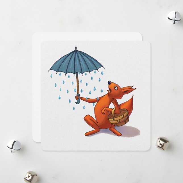 Cartes Pour Fêtes Annuelles Surprise ! (Devant/Arrière en situation)