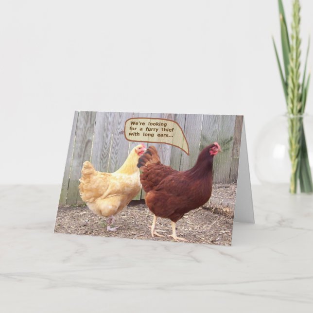 Cartes Pour Fêtes Annuelles Surprise de Pâques ! (Devant)