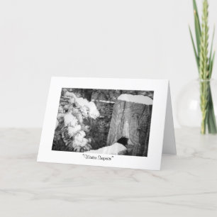 Cartes Pour Fêtes Annuelles "Surprise d'hiver "