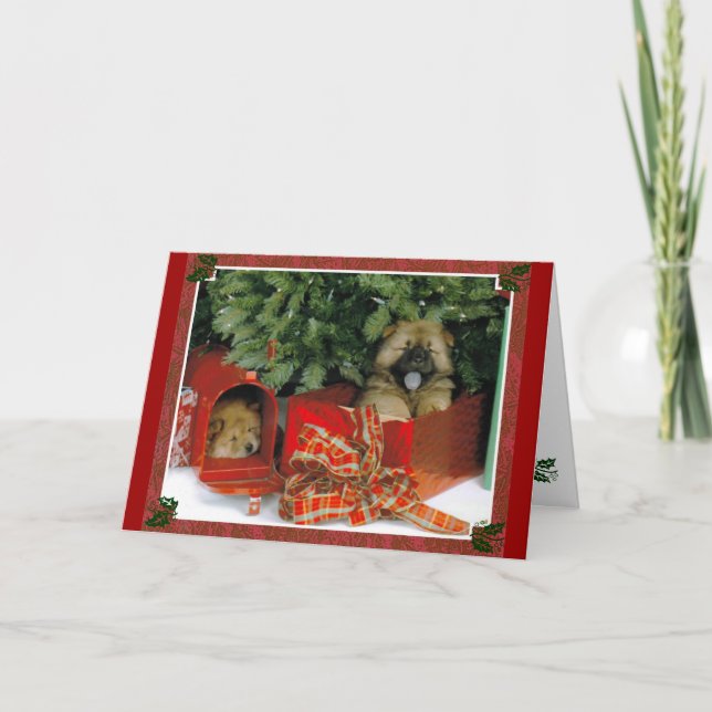 Cartes Pour Fêtes Annuelles Surprise Noël (Devant)