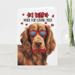 Cartes Pour Fêtes Annuelles Sussex Chien espagnol fait pour vous aimer Valenti