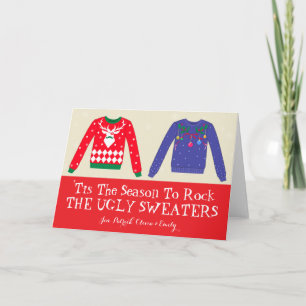 Cartes Pour Fêtes Annuelles Sweaters moches de Noël