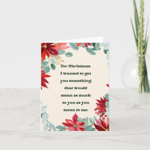 Cartes Pour Fêtes Annuelles Sweet Little Red Truck avec une blague d'arbre de