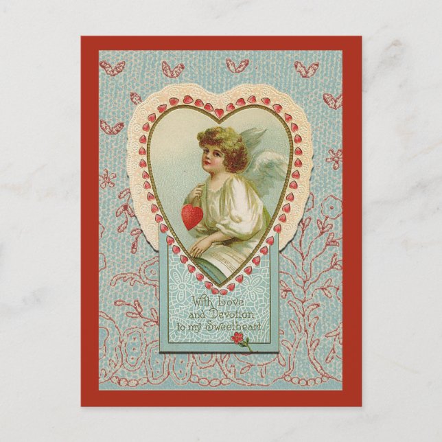 Cartes Pour Fêtes Annuelles Sweet minuscules coeurs Valentine sur fausse dente (Devant)