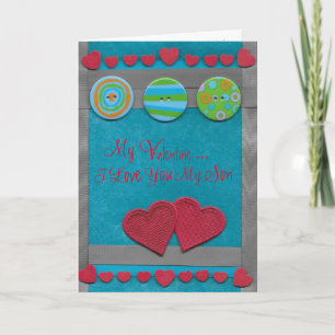 Cartes Pour Fêtes Annuelles Sweet Valentine pour ce Fils Spécial de maman