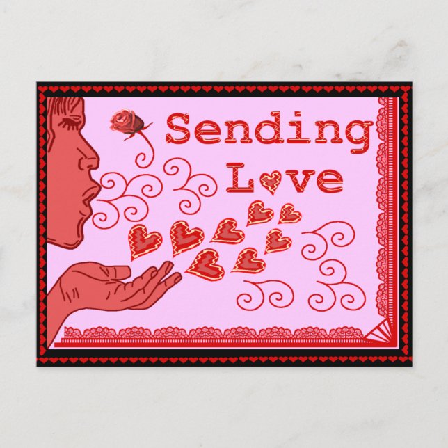 Cartes Pour Fêtes Annuelles Sweet Valentine's Birthday Missing You Love (Devant)