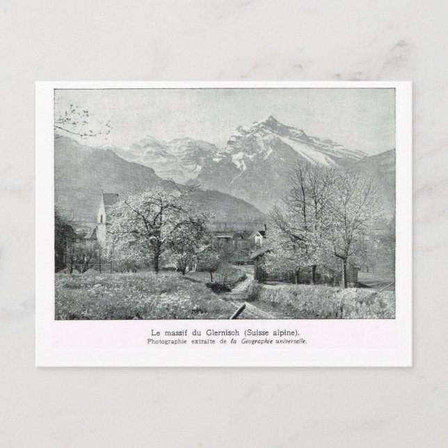 Cartes Pour Fêtes Annuelles Swiss Alpine, Glenisch (Devant)
