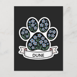 Cartes Pour Fêtes Annuelles Sympathie de la mémoire de chien garder l'animal d