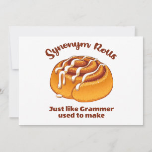 Cartes Pour Fêtes Annuelles Synonym Rolls Comme Grammer Utilisé Pour Faire