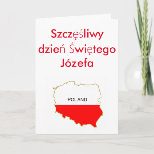 Cartes Pour Fêtes Annuelles Szczęśliwy dzień Świętego Józefa