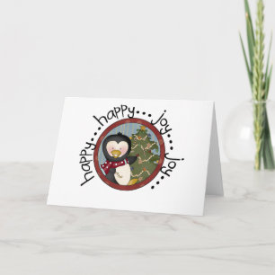 Cartes Pour Fêtes Annuelles T-shirts et cadeaux de vacances Penguin