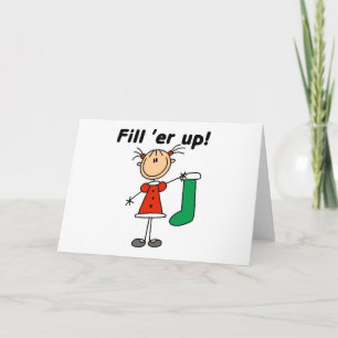 Cartes Pour Fêtes Annuelles T-shirts et cadeaux de vacances Remplis-la