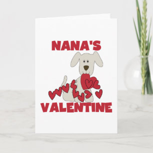 Cartes Pour Fêtes Annuelles T-shirts et cadeaux de Valentine de Nana de chiot
