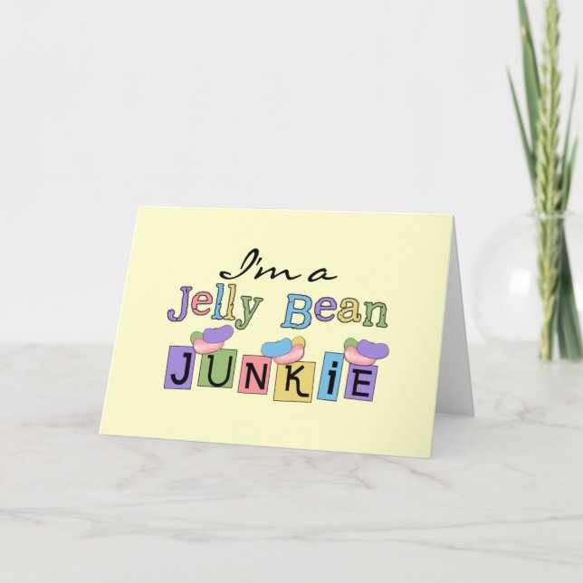 Cartes Pour Fêtes Annuelles T-shirts et cadeaux Jelly Bean Junkie (Devant)