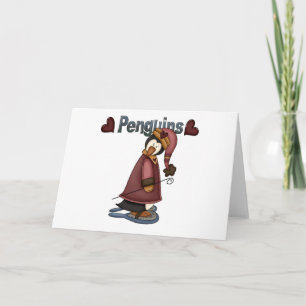 Cartes Pour Fêtes Annuelles T-shirts et cadeaux Penguin en raquettes