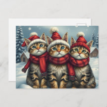 Tabby Cats en hiver de l'avant-garde et hiver Casq