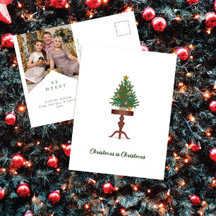 Cartes Pour Fêtes Annuelles Table basse sapin de Noël Photo Noël