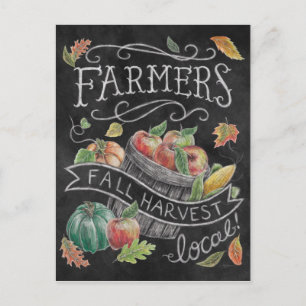 Cartes Pour Fêtes Annuelles Tableau de bord de la récolte d'automne de l'agric