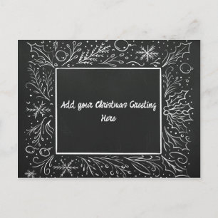 Cartes Pour Fêtes Annuelles Tableau de bord de Noël personnalisé