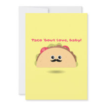 Taco à propos de l'amour bébé Saint-Valentin