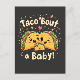 Cartes Pour Fêtes Annuelles Taco 'Bout a Baby Pregnancy Tao Cinco De Mayo