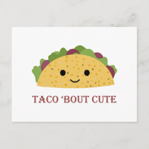 Cartes Pour Fêtes Annuelles Taco Bout Cute Kawaii Taco
