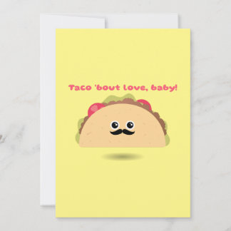 Cartes Pour Fêtes Annuelles Taco Bout Love Baby Valentine's Day