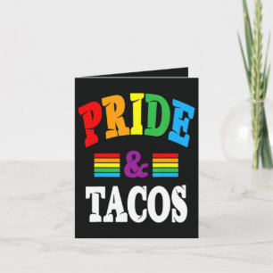 Cartes Pour Fêtes Annuelles Tacos de la fierté Lgbt Lgbtq Gay