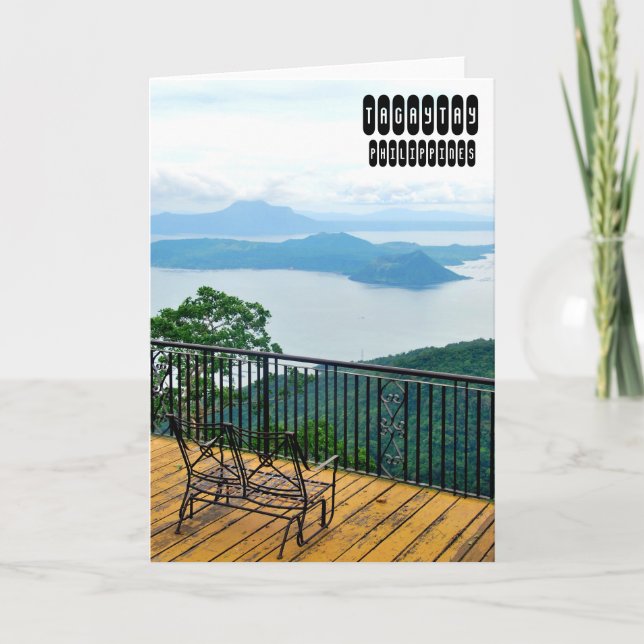 Cartes Pour Fêtes Annuelles Tagaytay (Devant)