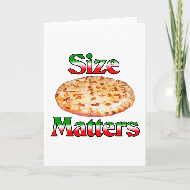 Cartes Pour Fêtes Annuelles Taille importante (Pizza) (Devant)